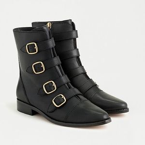 J CREW Multi Buckle Boots